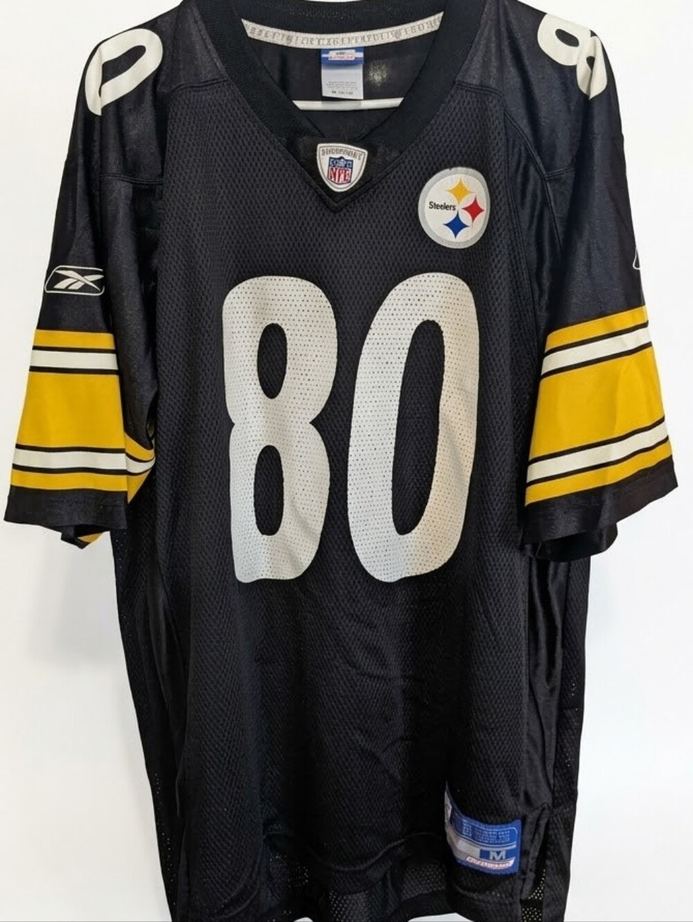 Vintage Reebok Plaxico Burress Pittsburgh Steelers Jersey Size Medium Fits Large